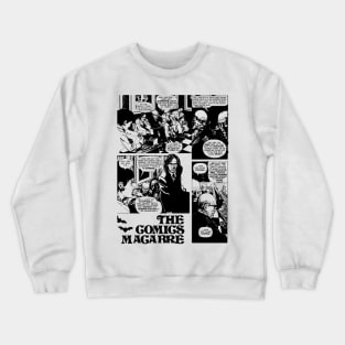 The Comics Macabre No Background Tex Design Retro Crewneck Sweatshirt